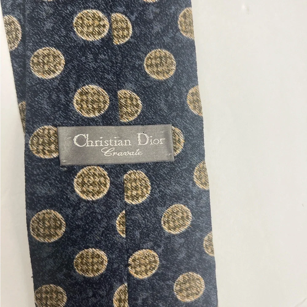 Christian Dior Men 100% Silk Vintage Necktie